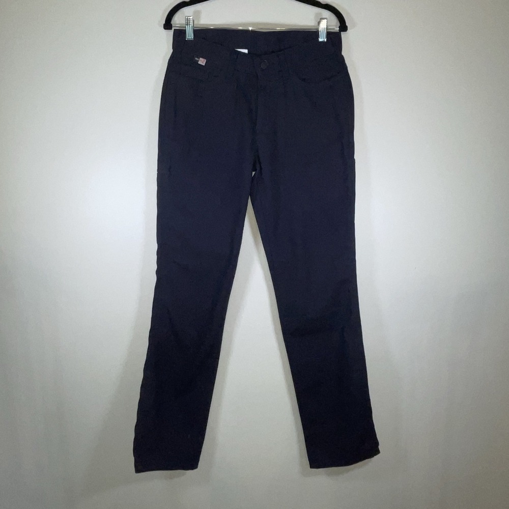 Carhartt FR Carpenter Pants Size 6 Navy Cotton Blend Canvas MPN 102689-410